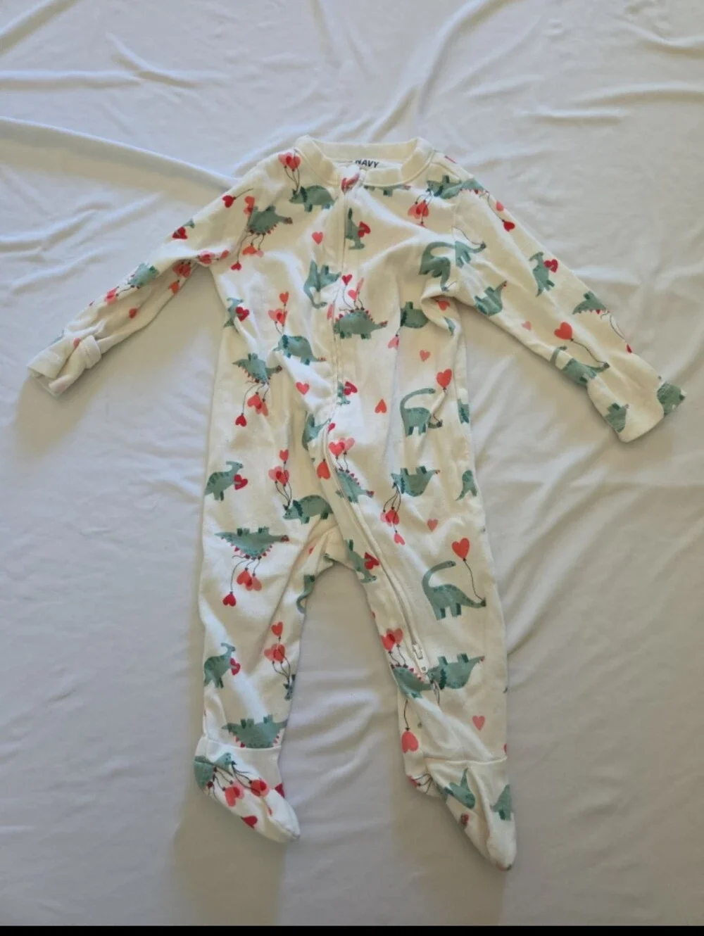 Old navy Infant boy 3-6m love dinosaur onesie #JU4